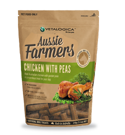 Aussie Farmers - Chicken with Peas Treats for dogs